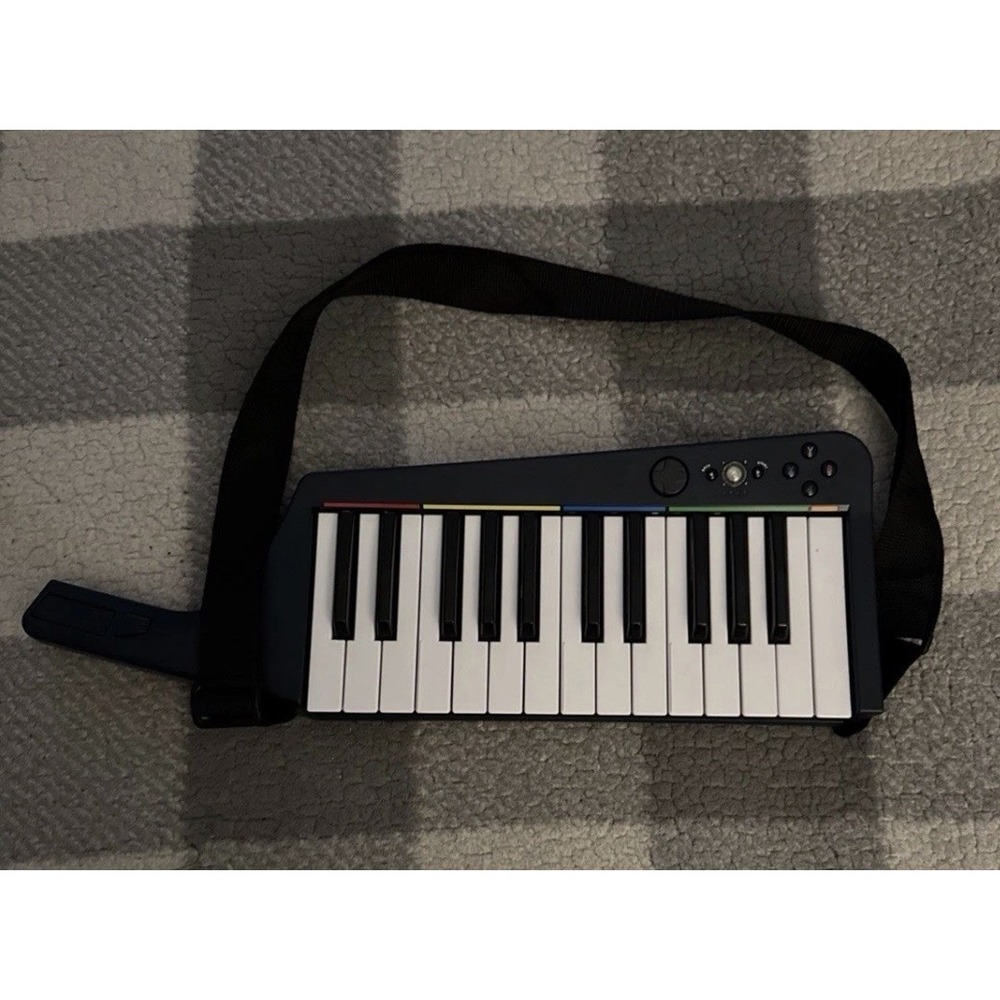 Rock Band 3 Wireless Keyboard Keytar Controller Harmonix 98161 Xbox 360